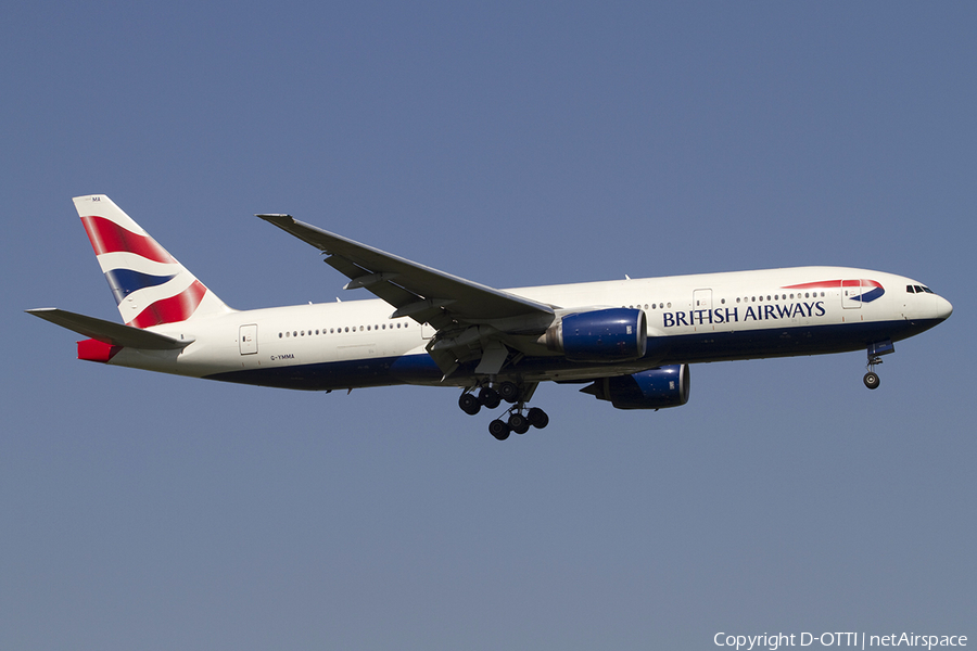 British Airways Boeing 777-236(ER) (G-YMMA) | Photo 348439