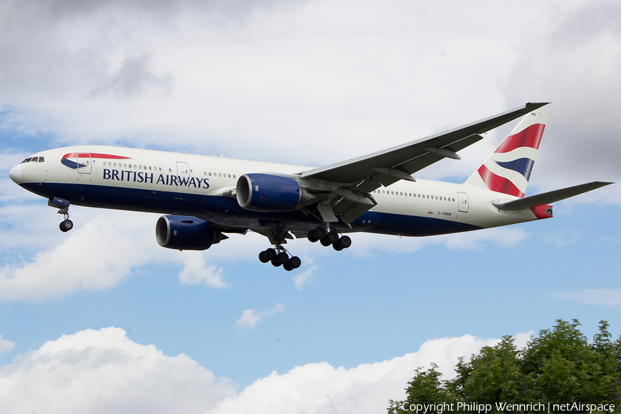 British Airways Boeing 777-236(ER) (G-YMMB) | Photo 115503