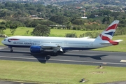 British Airways Boeing 777-236(ER) (G-YMMC) at  San Jose - Juan Santamaria International, Costa Rica