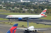 British Airways Boeing 777-236(ER) (G-YMMC) at  San Jose - Juan Santamaria International, Costa Rica