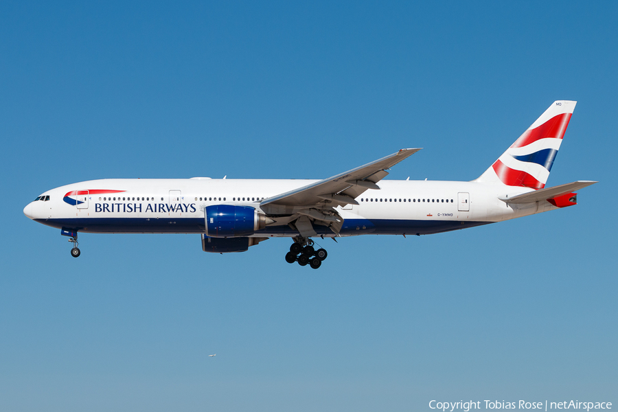 British Airways Boeing 777-236(ER) (G-YMMD) | Photo 296979