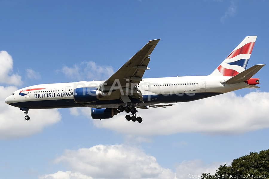 British Airways Boeing 777-236(ER) (G-YMME) | Photo 251897