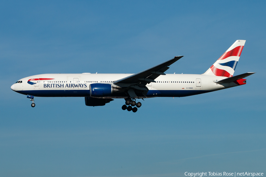 British Airways Boeing 777-236(ER) (G-YMME) | Photo 301475