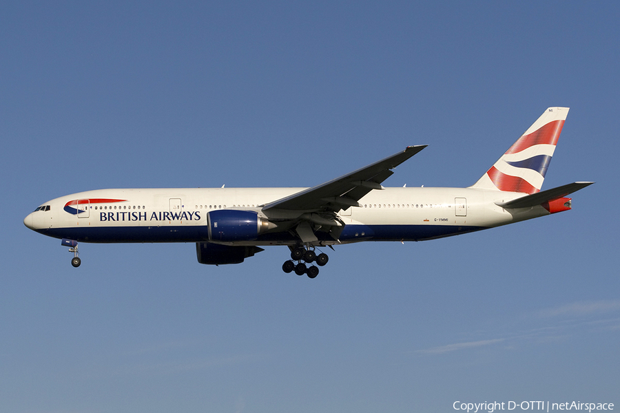 British Airways Boeing 777-236(ER) (G-YMMI) | Photo 278648