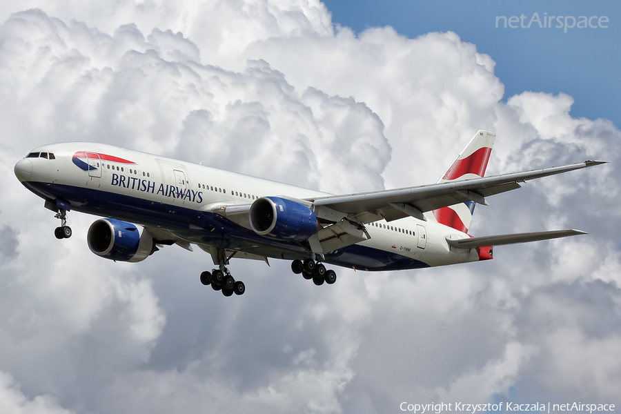 British Airways Boeing 777-236(ER) (G-YMMI) | Photo 38022