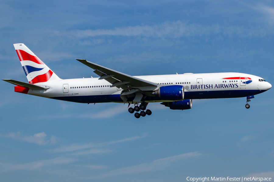 British Airways Boeing 777-236(ER) (G-YMMK) | Photo 345475