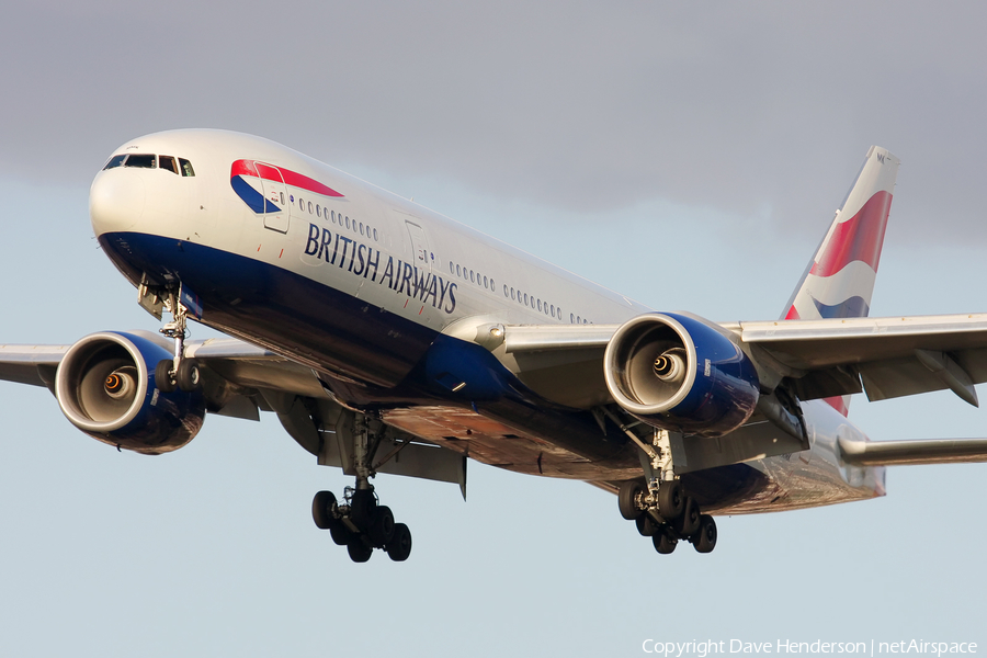 British Airways Boeing 777-236(ER) (G-YMMK) | Photo 3665
