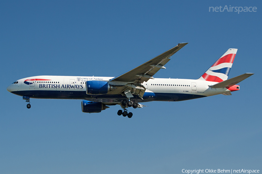 British Airways Boeing 777-236(ER) (G-YMMK) | Photo 41791