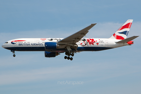 British Airways Boeing 777-236(ER) (G-YMML) at  London - Heathrow, United Kingdom