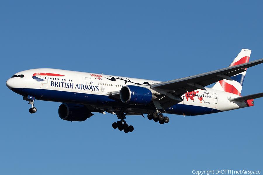 British Airways Boeing 777-236(ER) (G-YMML) | Photo 525020