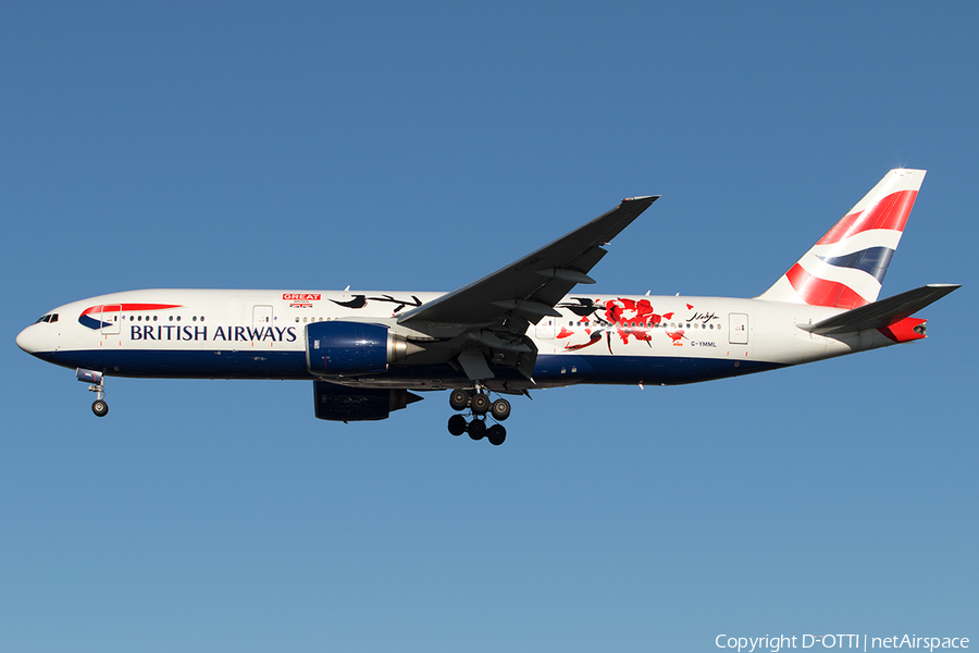 British Airways Boeing 777-236(ER) (G-YMML) | Photo 525021