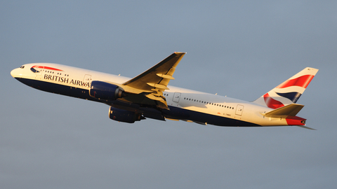 British Airways Boeing 777-236(ER) (G-YMMO) at  London - Heathrow, United Kingdom