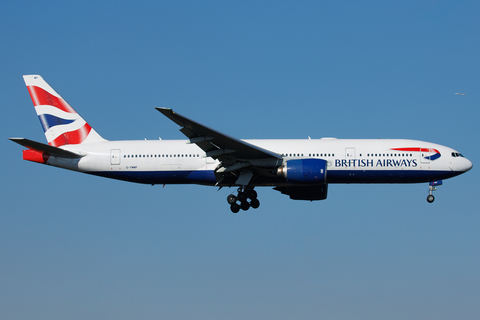 British Airways Boeing 777-236(ER) (G-YMMP) at  London - Heathrow, United Kingdom