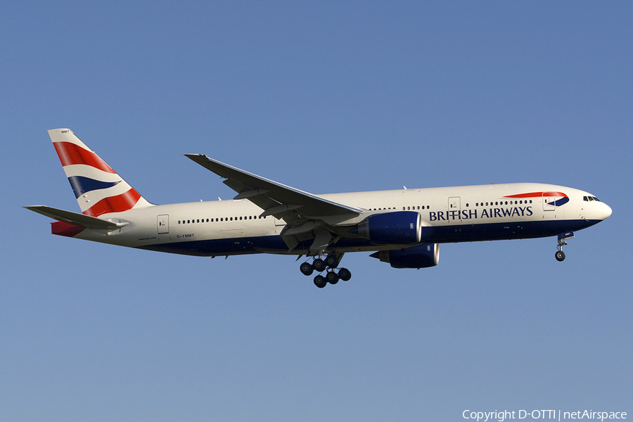 British Airways Boeing 777-236(ER) (G-YMMT) | Photo 277735