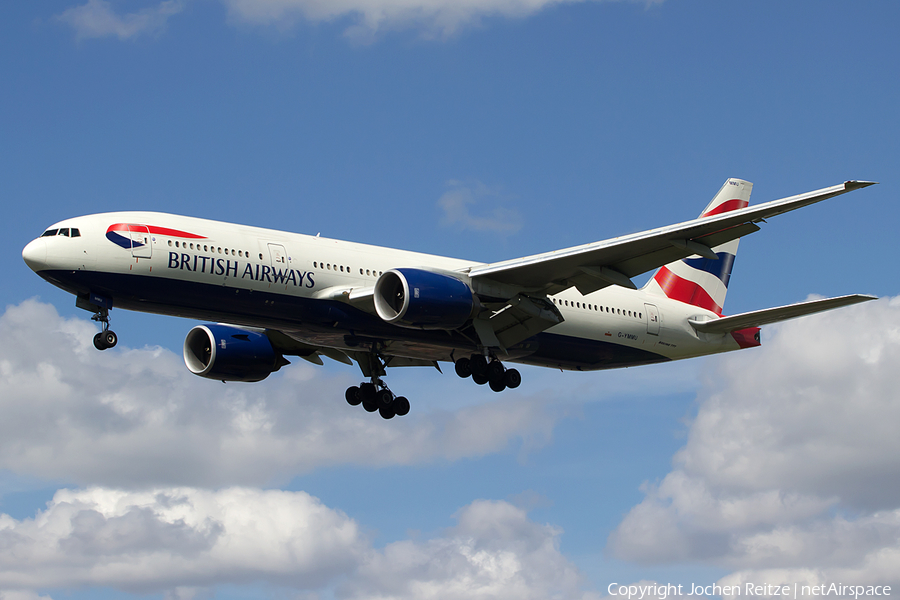 British Airways Boeing 777-236(ER) (G-YMMU) | Photo 51457