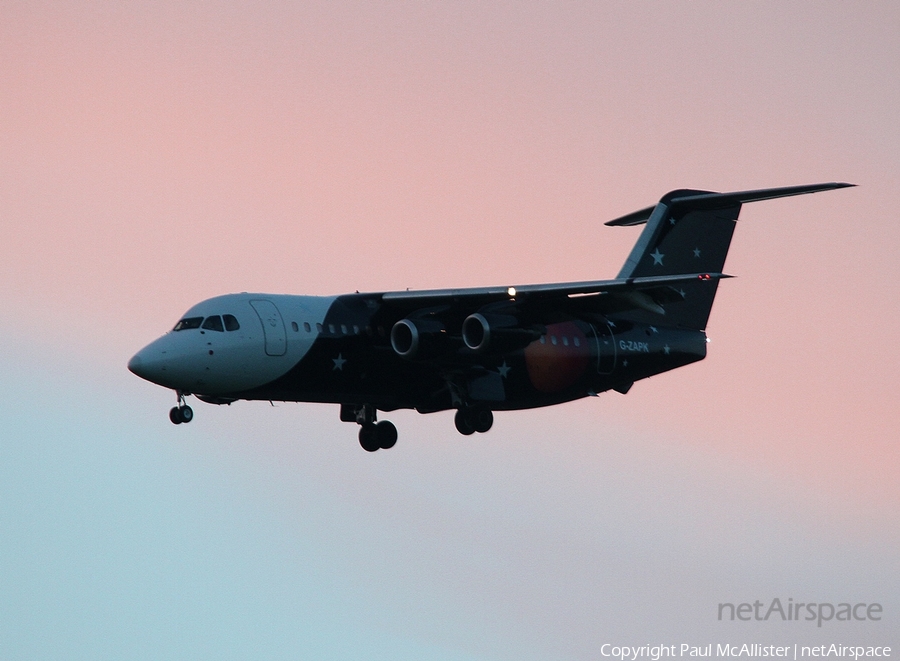 Titan Airways BAe Systems BAe-146-200QC (G-ZAPK) | Photo 32724