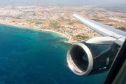 Titan Airways Boeing 757-256 (G-ZAPX) at  In Flight, Spain