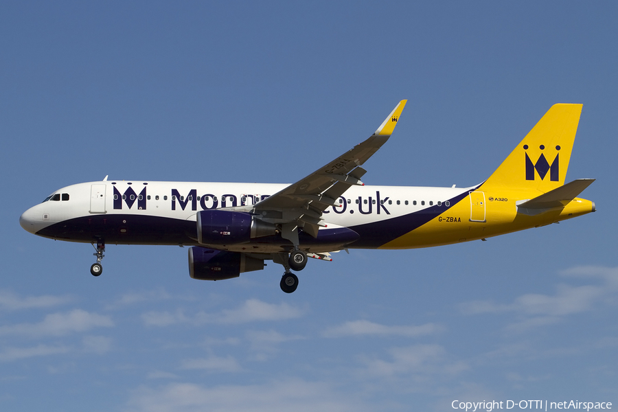 Monarch Airlines Airbus A320-214 (G-ZBAA) | Photo 414952