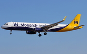 Monarch Airlines Airbus A321-231 (G-ZBAD) at  Barcelona - El Prat, Spain