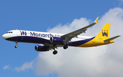 Monarch Airlines Airbus A321-231 (G-ZBAD) at  Barcelona - El Prat, Spain