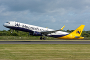 Monarch Airlines (G-ZBAD) at  Manchester - International (Ringway), United Kingdom