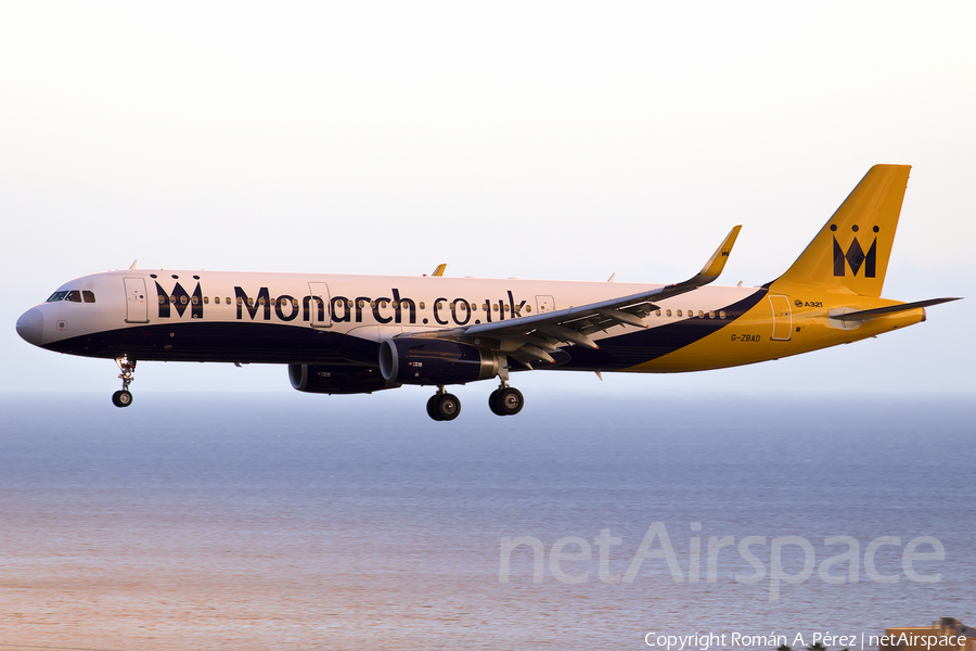 Monarch Airlines Airbus A321-231 (G-ZBAD) | Photo 282377