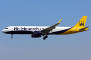 Monarch Airlines Airbus A321-231 (G-ZBAE) at  Barcelona - El Prat, Spain