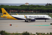 Monarch Airlines Airbus A321-231 (G-ZBAE) at  Barcelona - El Prat, Spain