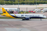 Monarch Airlines Airbus A321-231 (G-ZBAE) at  Manchester - International (Ringway), United Kingdom