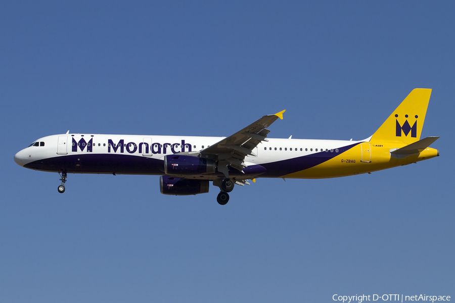 Monarch Airlines Airbus A321-231 (G-ZBAG) | Photo 414436