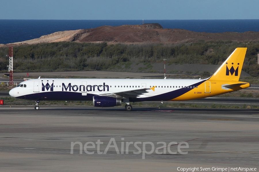 Monarch Airlines Airbus A321-231 (G-ZBAI) | Photo 105150