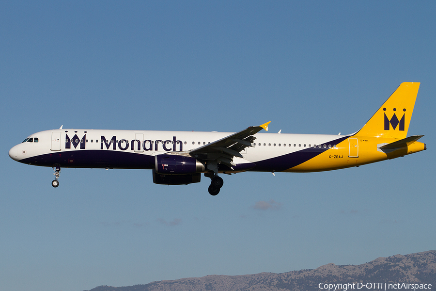 Monarch Airlines Airbus A321-231 (G-ZBAJ) | Photo 523687