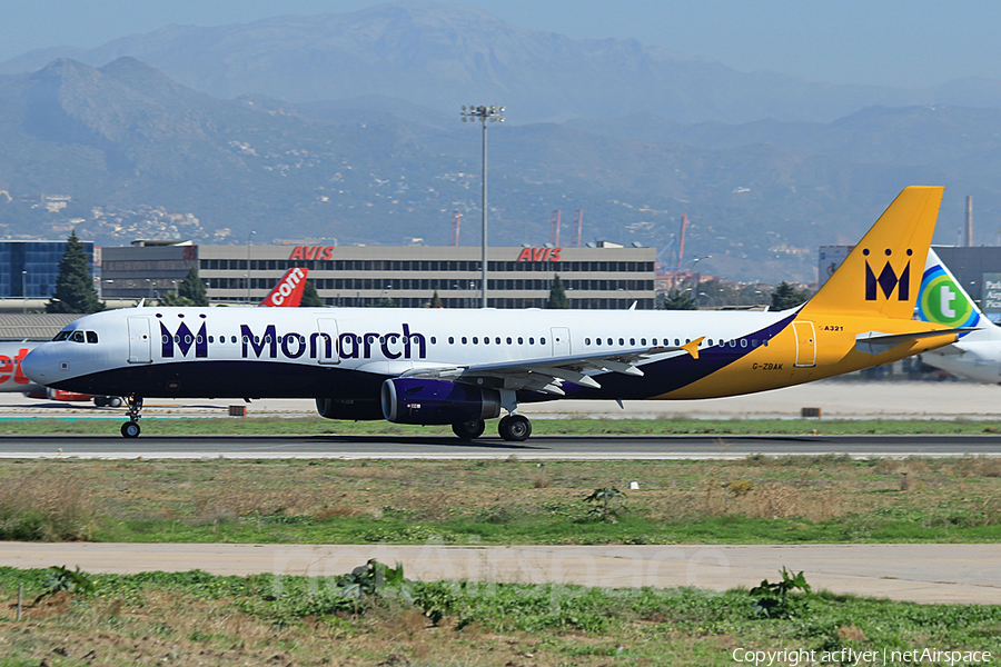 Monarch Airlines Airbus A321-231 (G-ZBAK) | Photo 306378