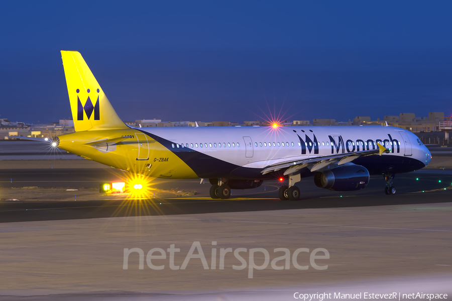 Monarch Airlines Airbus A321-231 (G-ZBAK) | Photo 205899