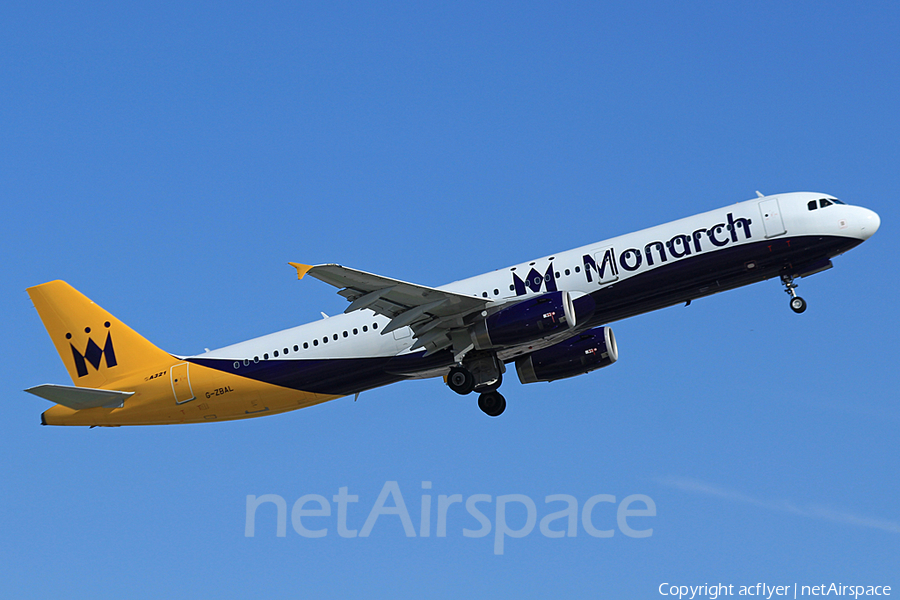 Monarch Airlines Airbus A321-231 (G-ZBAL) | Photo 306347