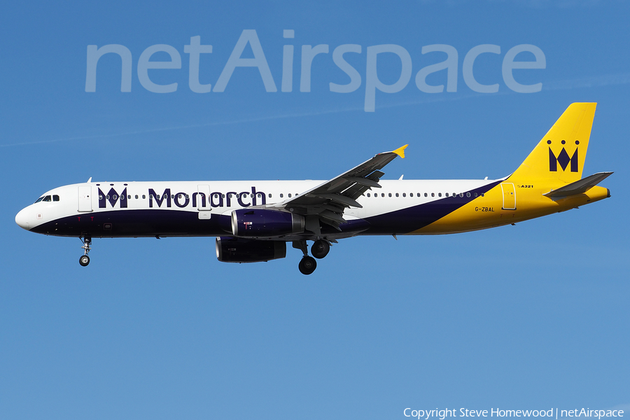 Monarch Airlines Airbus A321-231 (G-ZBAL) | Photo 153821