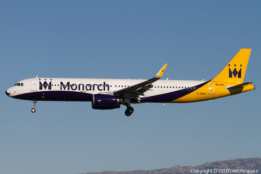 Monarch Airlines Airbus A321-231 (G-ZBAM) | Photo 523677