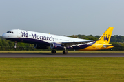 Monarch Airlines Airbus A321-231 (G-ZBAO) at  Manchester - International (Ringway), United Kingdom