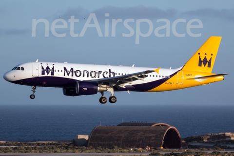 Monarch Airlines Airbus A320-214 (G-ZBAT) at  Gran Canaria, Spain