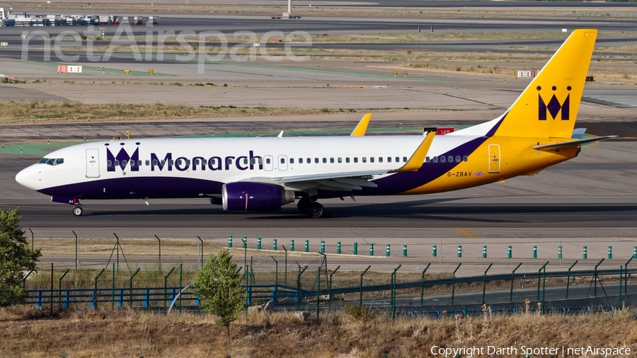 Monarch Airlines Boeing 737-82R (G-ZBAV) | Photo 180625