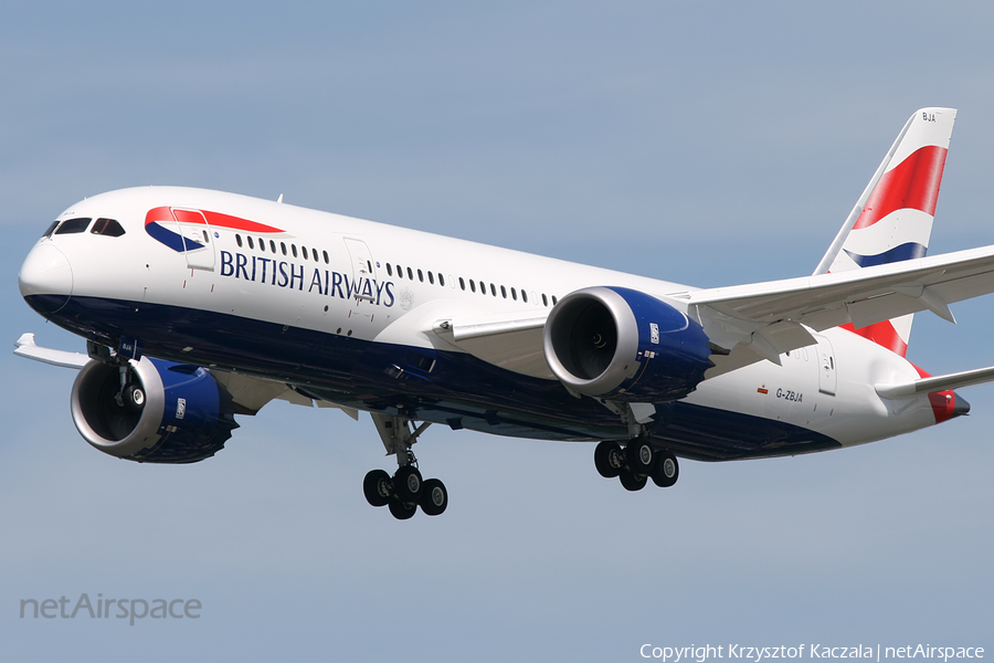 British Airways Boeing 787-8 Dreamliner (G-ZBJA) | Photo 28443