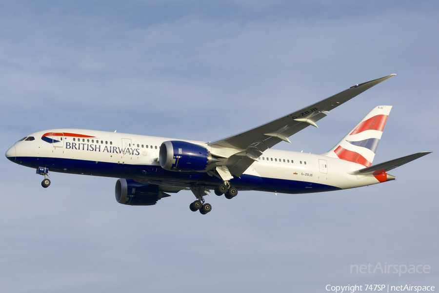 British Airways Boeing 787-8 Dreamliner (G-ZBJB) | Photo 36347