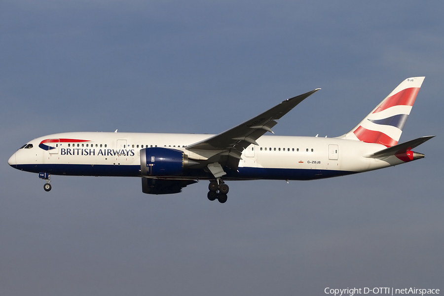 British Airways Boeing 787-8 Dreamliner (G-ZBJB) | Photo 473494