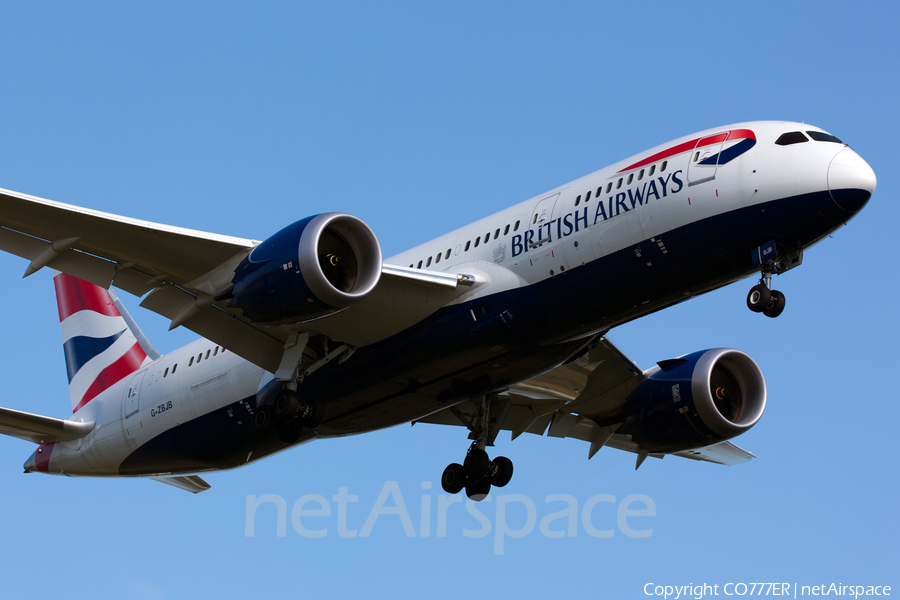 British Airways Boeing 787-8 Dreamliner (G-ZBJB) | Photo 52805