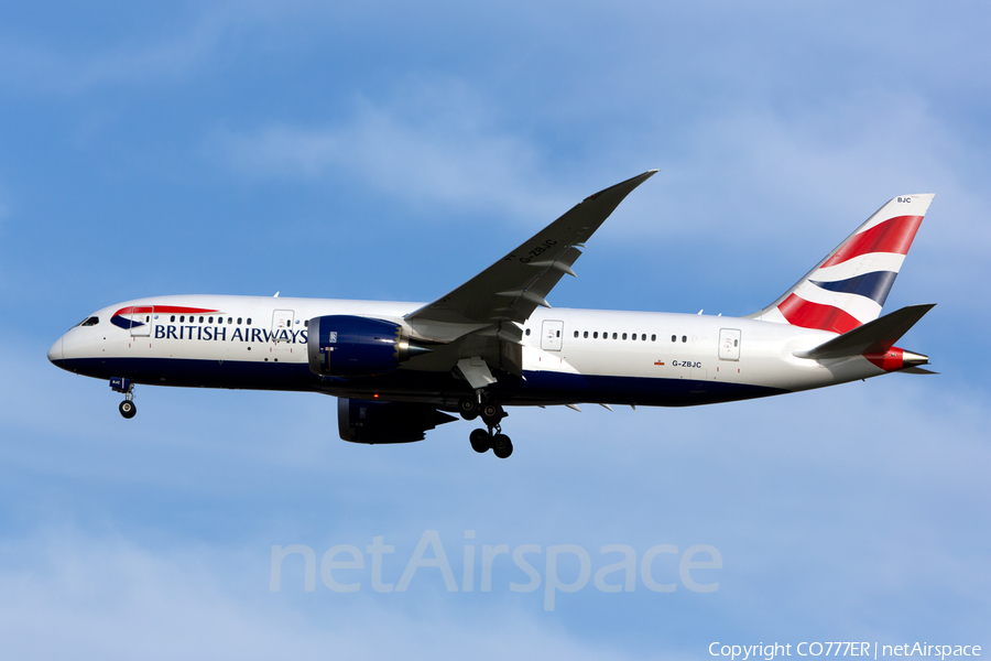 British Airways Boeing 787-8 Dreamliner (G-ZBJC) | Photo 41980