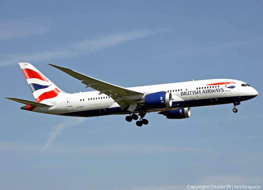 British Airways Boeing 787-8 Dreamliner (G-ZBJC) | Photo 156130