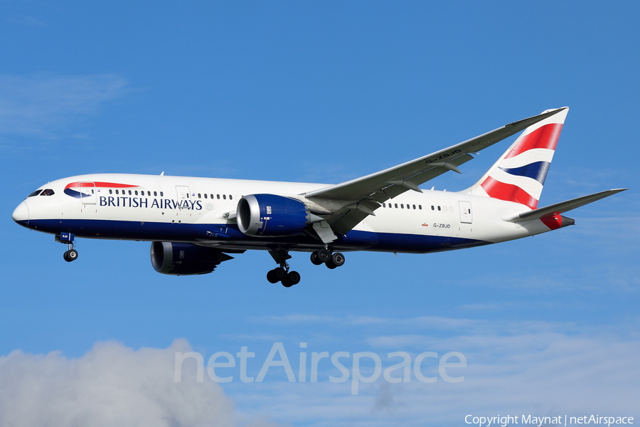 British Airways Boeing 787-8 Dreamliner (G-ZBJD) | Photo 211220