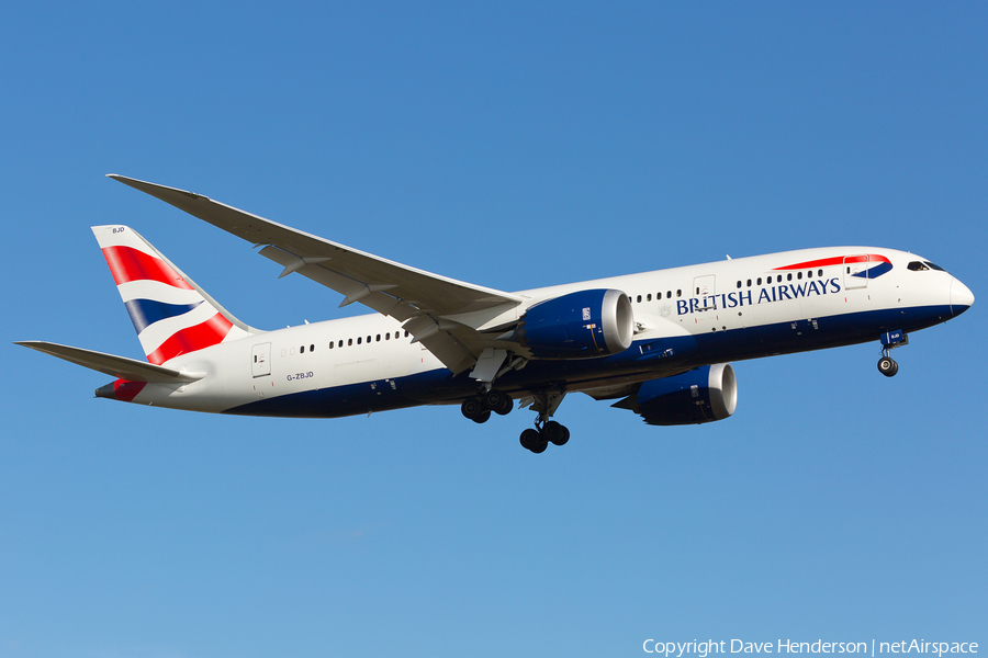 British Airways Boeing 787-8 Dreamliner (G-ZBJD) | Photo 72573