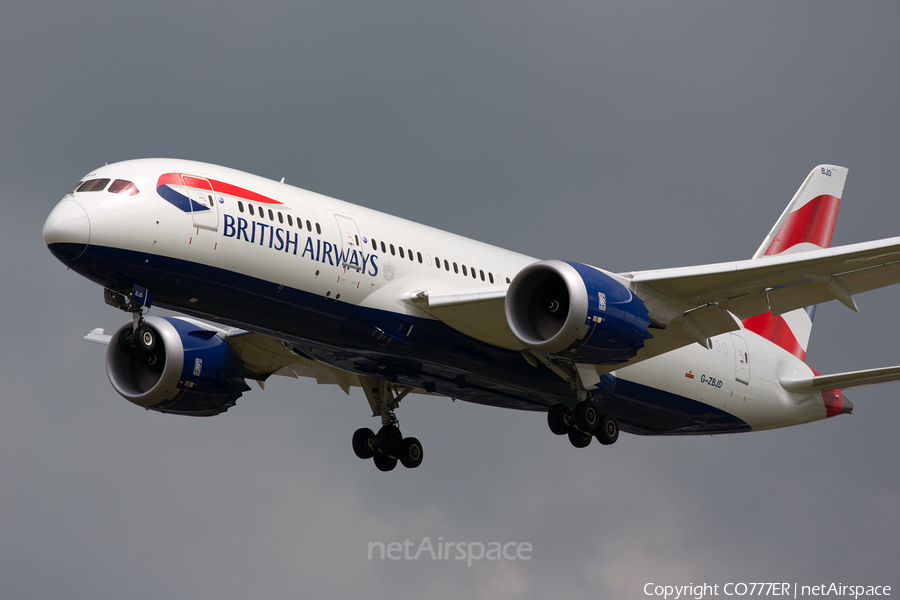 British Airways Boeing 787-8 Dreamliner (G-ZBJD) | Photo 95141