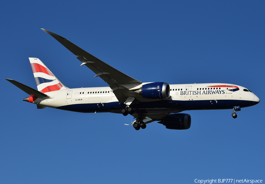 British Airways Boeing 787-8 Dreamliner (G-ZBJE) | Photo 389377